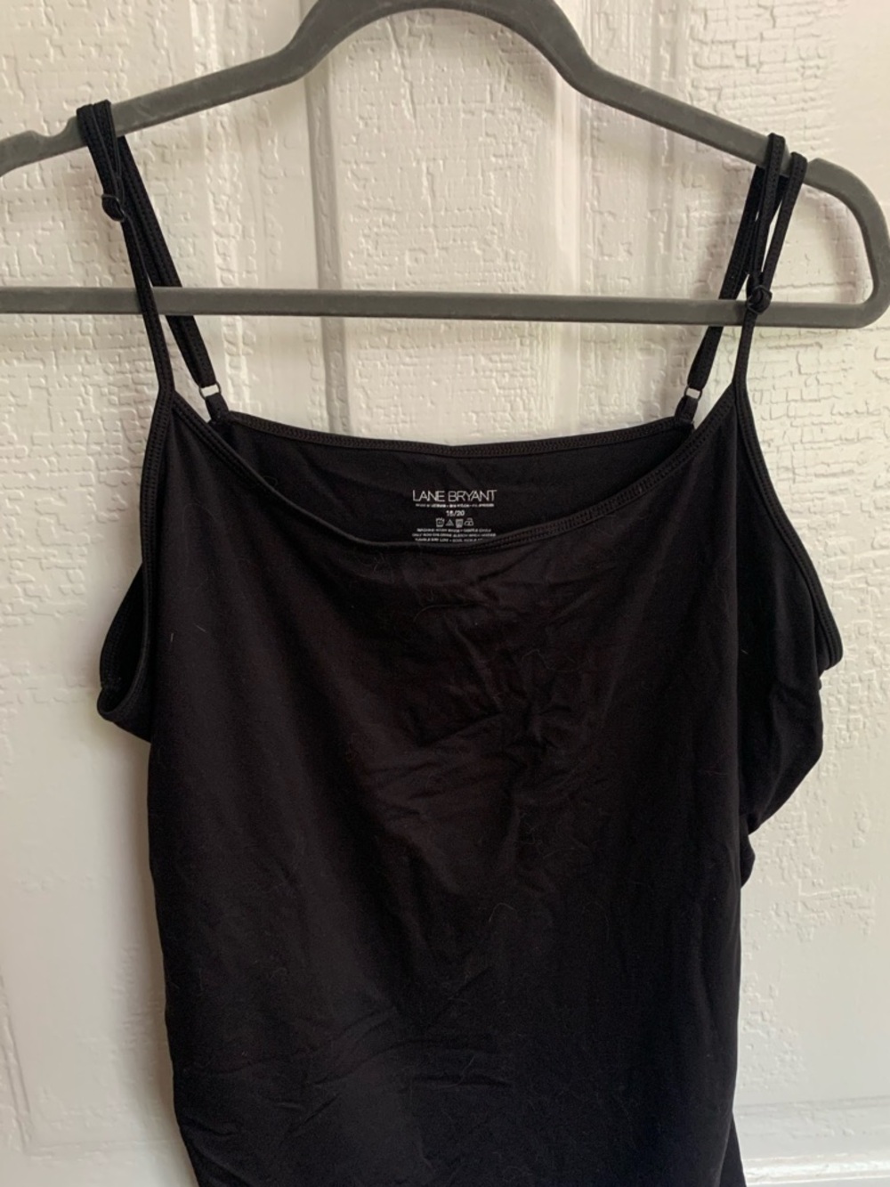 ⚡️5 for $25⚡️ Lane Bryant Black Stretchy Tank - Size 18/20